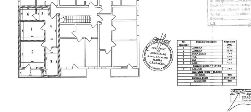 Salaj, Rahova, apartament 2 camere 49 mp, bloc 2015, mobilat, utilat.
